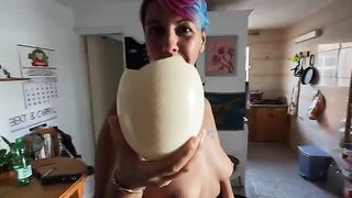 We Drink Our Piss with Straw From an Ostrich Egg Shell