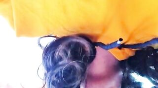 COLLEGE BRUNETTE SUCK a Stranger Cock in a hotel room POV