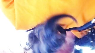 COLLEGE BRUNETTE SUCK a Stranger Cock in a hotel room POV