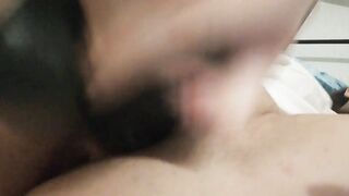 I spoil my pussy with a big black dildo - Joyliii