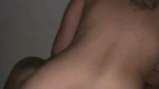 Slut girlfriend lets her boyfriend cum inside her pussy