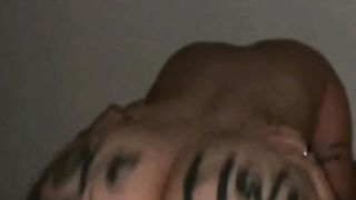 Slut girlfriend lets her boyfriend cum inside her pussy