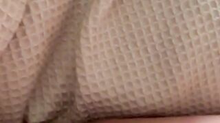 Big klit, tiny hole and very creamy orgasm