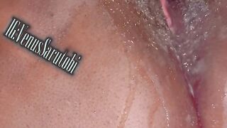 EBONY BBW VENUS SARUTOBI FUCKING CREAMY PUSSY AND SQUIRTING MISSIONARY