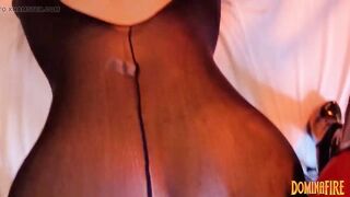 Asian Latex Mistress Anal Fucks German Slave