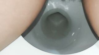 Piss and fart in the toilet