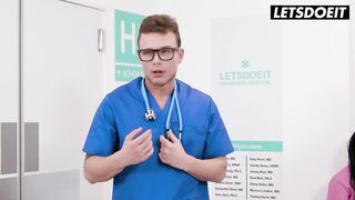 Slutty Nurses Fuck Each Other with a Strapon. Clea Gaultier, Sophia Locke / LETSDOEIT