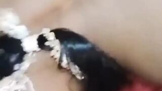 Indian Real Cheating Maid Doggy Sex and Bath Together with Owner