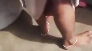 Indian Real Cheating Maid Doggy Sex and Bath Together with Owner