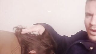 Blowjob in the Living Room Untill Cum in Stacy's Mouth