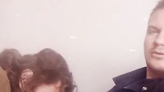 Blowjob in the Living Room Untill Cum in Stacy's Mouth