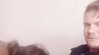 Blowjob in the Living Room Untill Cum in Stacy's Mouth