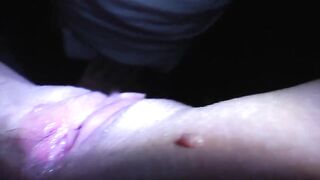 Mature fucked while licking pussy in close up threesome