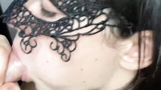 Romantic Amateur Blowjob with Cum in Mouth!