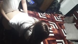 Fucking with a Mexican Student! Mexican Students Fucking After Leaving Their Institute! and They Almost Discovered Them