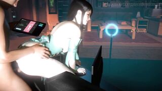3D Big Tits Slut Asian Sex Doll Got Fucked so Hard by Her Master