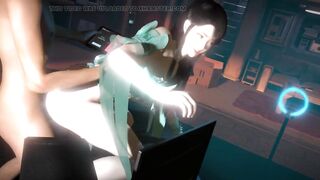 3D Big Tits Slut Asian Sex Doll Got Fucked so Hard by Her Master