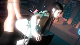 3D Big Tits Slut Asian Sex Doll Got Fucked so Hard by Her Master