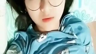 Horny Asian Beautiful Girl Masturbating