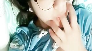Horny Asian Beautiful Girl Masturbating