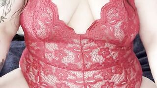 Edging in Red Lace