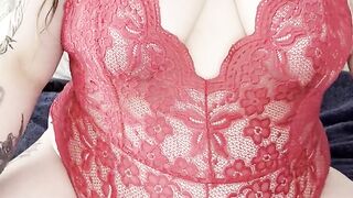 Edging in Red Lace