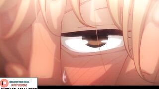 CHAINSAW MAN POWER BLOWJOB IN THE BATHROOM | HOTTEST HENTAI ANIMATION 4K 60FPS
