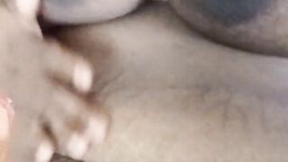 Indian Anty Scene in Bed Room