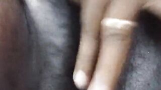 Indian Housewife Bedroom Finger Performance
