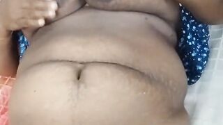 Indian Housewife Bedroom Finger Performance