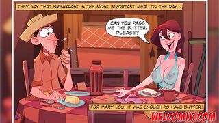 Fucking ass without butter - The Hillbilly Farm