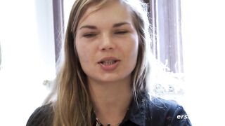 Ersties - Beautiful Viktoria Fingers Her Hairy Pussy