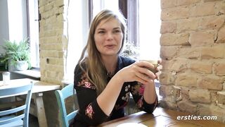 Ersties - Beautiful Viktoria Fingers Her Hairy Pussy