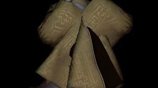 3D big boobs Asian slut cosplay super model got fucked