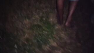 Hot Bhabi Night Outdoor Sex