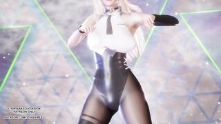 [MMD] IVE - Accendio Ahri Akali Seraphine Sexy Kpop Dance League of Legends Hentai Uncensored