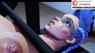Futanari Mei Hard Gym Dick Riding And Enjoy Hot Creampie | Futa Overwatch Hentai 4k 60fps