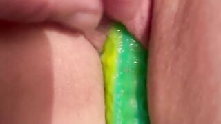 Vibrator and tentacle makes step mom MILF cum