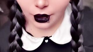 Gfe Wednesday Addams Cosplay
