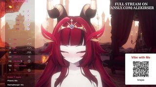Anime Girl Gets Overstimulated LIVE On Stream! | Cam Girl VTUBER | Alekirser
