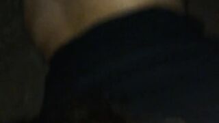 Here I'm eatting this fat latina ass pussy and ass from behind real good.