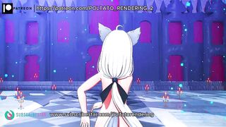 【MMD ホロライブ 4K/60fps】《Sh◯rakami F◯buki (白◯上フ◯キ) Y◯kihana L◯my (雪◯花ラミ◯)》~《INTERGALACTIA | IA GLOWB》