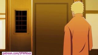 Hinata x Naruto hard fuck at home hentai