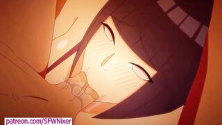 Hinata x Naruto hard fuck at home hentai