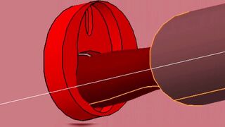 Red VAGINA Interior Fuck and BIGG Black Gray Penis
