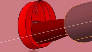 Red VAGINA Interior Fuck and BIGG Black Gray Penis