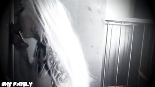 Gothic Slut Maddison Ink Sucks Strangers Cock In Glory Hole!
