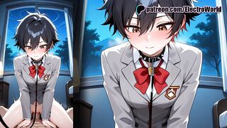Tatsuki Arisawa from Bleach - giving blowjobs in class!