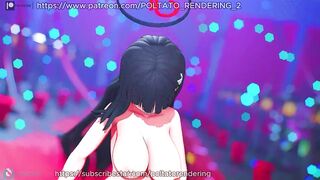【MMD ブルーアーカイブ 4K/60fps】《Tsukatsuki Rio (調月リオ)》~《Giga - CH4NGE ft.Kafu》