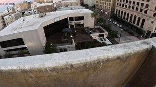 Rooftop Blowjob